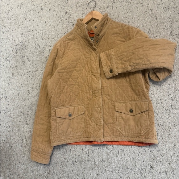 Eddie Bauer L quilted corduroy barn coat in EUC - Picture 8 of 16